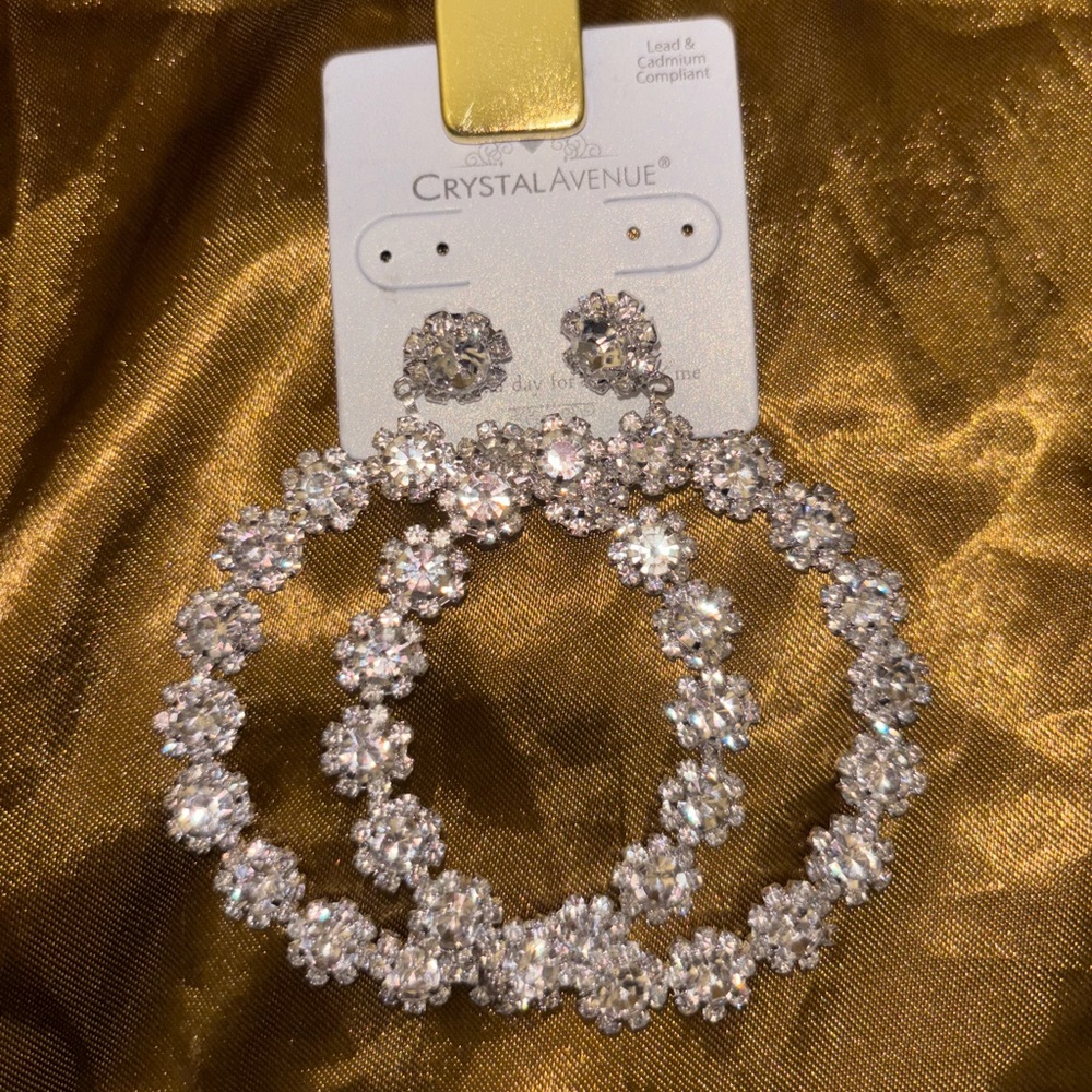 New Hoop Earrings Formal Wedding Prom Church Party Gift